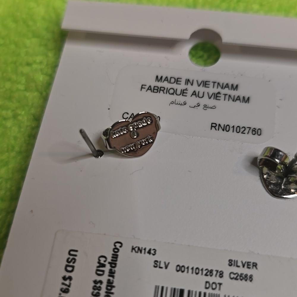 Kate Spade Dome Stud Earrings - Picture 3 of 3